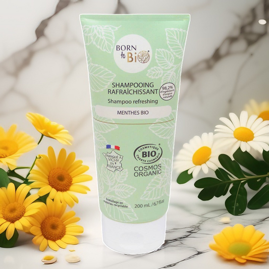 Shampooing Rafraichissant Menthe verte Bio