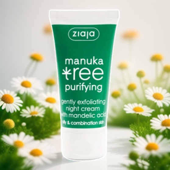 Crème de nuit Exfoliante et purifiante au Manuka