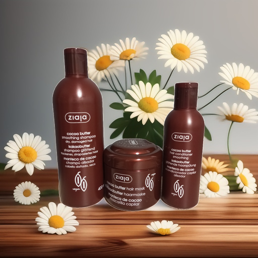 Kit soin réparateur des cheveux au beurre de cacao