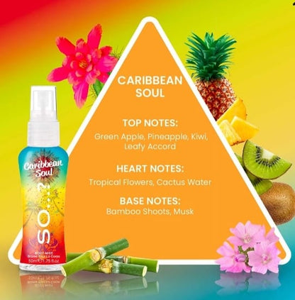 Brume corps et cheveux 50ml Caribbean Soul