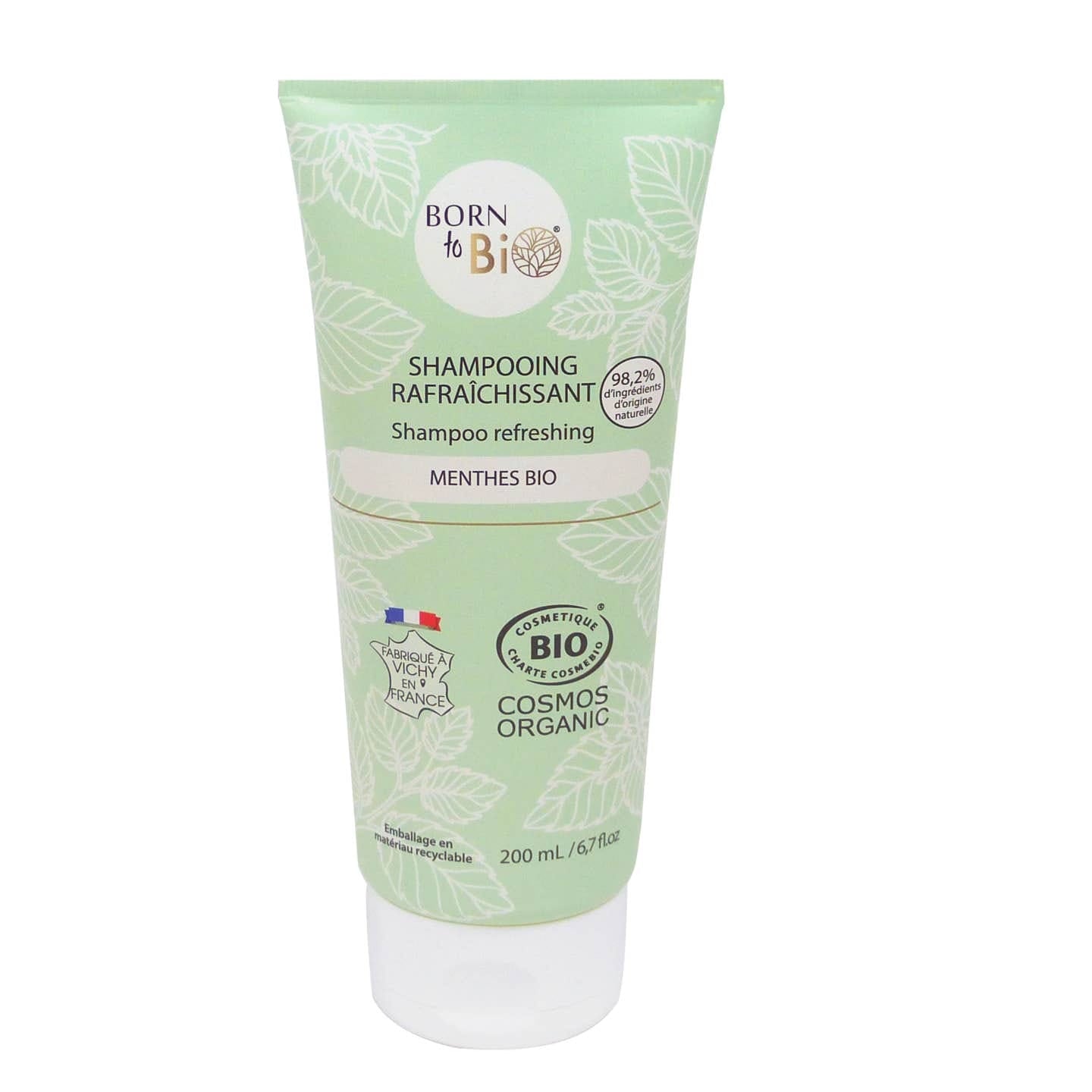 Shampooing Rafraichissant Menthe verte Bio