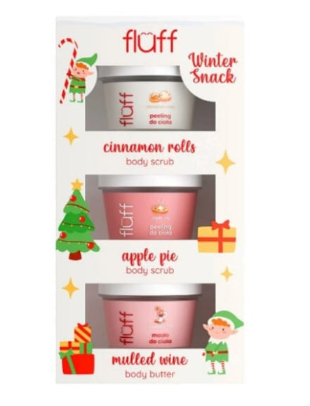 Coffret Soin du corps 2 gommages et un beurre corporel  Parfum de Noel