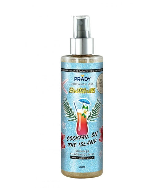 Brume scintillante corps et cheveux Cocktail on the island 250 ml