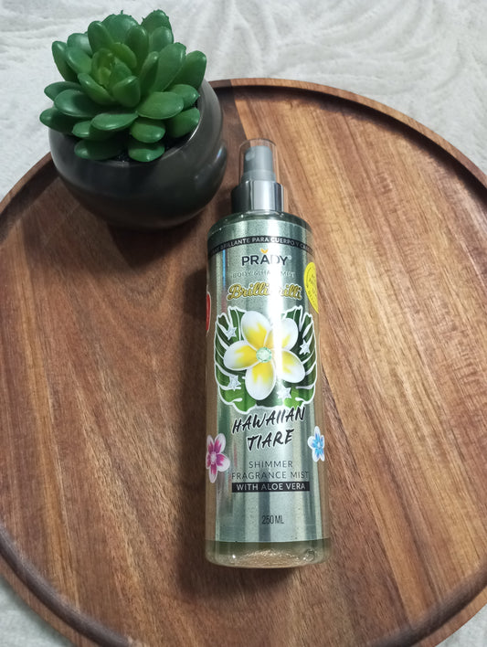 Brume scintillante corps et cheveux hawaian tiare 250 ml